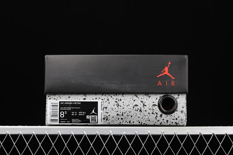 All categories Air Jordan Jordan series basketball shoes Air Jordan 4 Pure original Air Jordan 4 Retro "Cool Grey" AJ4 Joe 4 new cool gray 308497-007